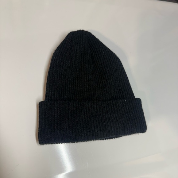 MONCLER Black Ribbed Knit Beanie Hat | Authentic | Unisex main image 5